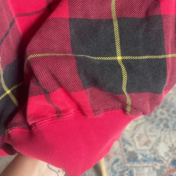 Vintage Polo Ralph Lauren plaid pullover sweatshirt